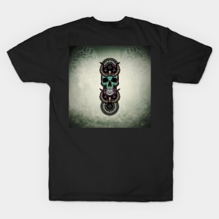 Skull with owl T-Shirt